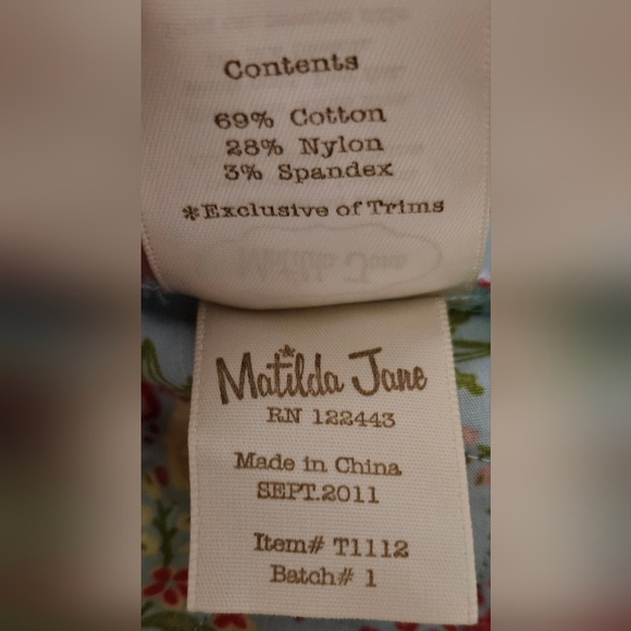 Matilda Jane Serendipity Floral Dress (September 2011, Vintage) Excellent Use - Picture 5 of 7